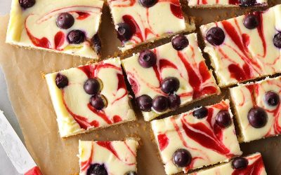 Patriotic Cheesecake Bars