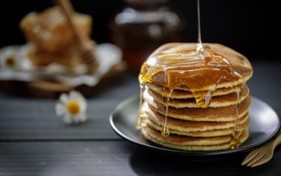 Festive Gingerbread Pancakes