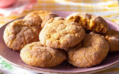 Pumpkin Snickerdoodle Cookies